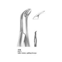EXTRACTING FORCEPS Fig 6, 1138