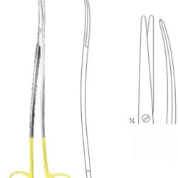 Delicate Dissecting Scissors TC 02-439-18