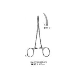 HALSTED-MOSQUITO haemostatic forceps curved 12.5cm 04-187-12